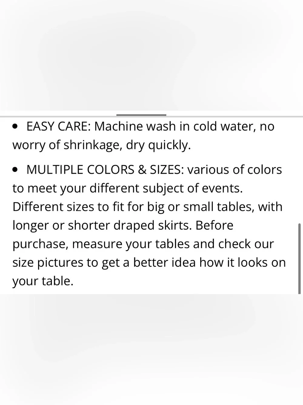 Ivory Rectangular Tablecloth 60x84” (2-pack)